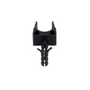 Крепеж-клипса для трубы 16мм с дюбелем черная 100шт TDM