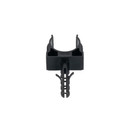 Крепеж-клипса для трубы 20мм с дюбелем черная 100шт TDM