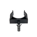 Крепеж-клипса для трубы 32мм с дюбелем черная 25шт TDM