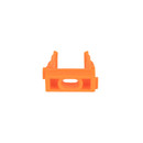 Крепеж-клипса для труб 20мм оранжевая 100шт УралПак