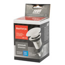 Донный клапан для раковины 1 1/4" клик-клак без перелива круглый белый Masterprof_5