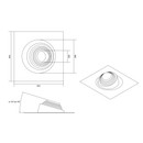 Проходной элемент Мастер Флеш 200-280 мм красный