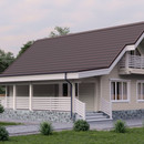 Черепица Ондулин Коричневая 1950х960 мм