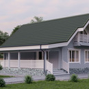 Черепица Ондулин Зеленая 1950х960 мм