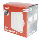 Вентилятор вытяжной D100 35дБ, 90м³/ч, со съемной лицевой панелью QUADRO 4 ERA белый