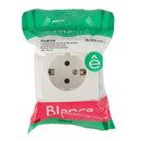 Розетка одноместная накладная с заземлением Blanca белая IP20 Systeme Electric