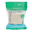 Механизм розетки с заземлением со шторками и крышкой AtlasDesign бежевый IP20 Systeme Electric_6