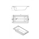 Ванна акриловая асимметричная правая Cersanit Smart 170x80см_6