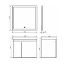 Тумба подвесная Comforty Осло-80 с раковиной Fest 80 бетон светлый_6