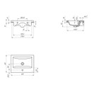Тумба подвесная Viant Бостон 60 с раковиной Cersanit Como 60 дуб вотан/белый_6
