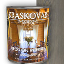 Масло для стен Kraskovar графит полуматовое 0,75л