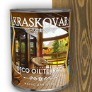 Масло для террас и садовой мебели Kraskovar орех шелковисто-матовое 0,75л