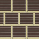 Кирпич АВС- клинкер лицевой М150/200 (490x95x52) шоколад, Ригель формат 1,2НФ, Ревда