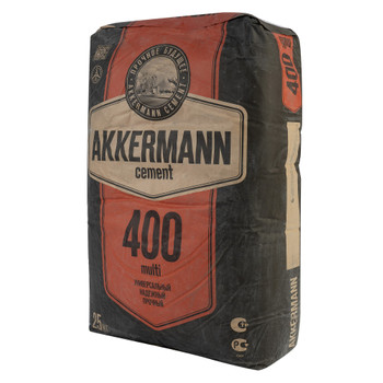 Цемент ЦЕМ II/ А-И 32,5Н (ПЦ-400 Д20) AKKERMANN multi 25 кг