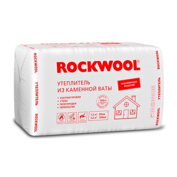 Утеплитель Rockwool Эконом 1000x600x50 мм, 12 шт/уп
