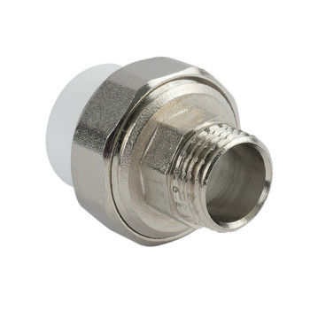 Муфта полипропиленовая 20х1/2" НР комбинированная разъемная RTP