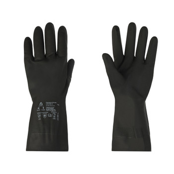 Изображение товара Латексные кислотно-щелочные перчатки для химической защиты 8 часов