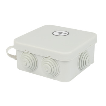 Коробка уравнивания потенциалов накладная серая IP55 85x85x40 мм Hegel