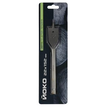 Изображение товара Сверло по дереву перьевое 22х152 мм Yoko для плотницких работ