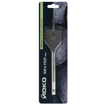 Изображение товара Сверло по дереву перьевое 32х152 мм Йоко для точных отверстий