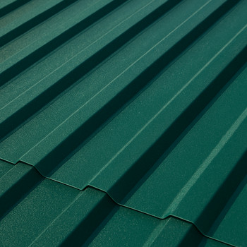 Профнастил МП-20 1150x2000 мм 0,45 мм зеленый мох