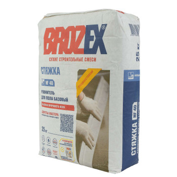 Ровнитель для пола Brozex NF 40 Стяжка грубый, 25 кг