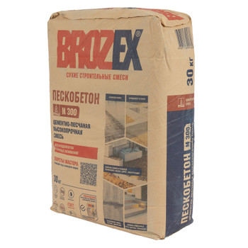 Смесь Brozex пескобетон М-300 30 кг