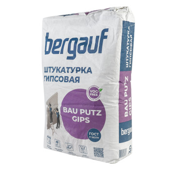 Штукатурка гипсовая Bergauf Bau Putz Gips 30 кг