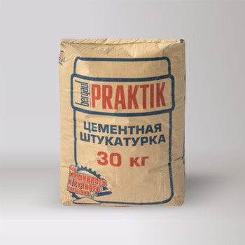 Штукатурка цементная Bergauf Praktik, 30 кг