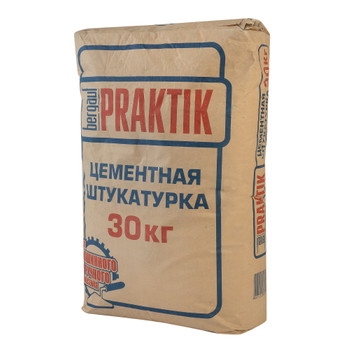 Штукатурка цементная Bergauf Praktik 30 кг