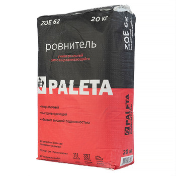 Пол наливной быстротвердеющий универсальный Paleta ZOE-62 20 кг