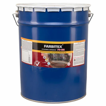 Грунт ГФ-021 FARBITEX серый 20 кг