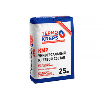 Клей универсальный для минваты и пенополистирола Termokreps КМP 25 кг