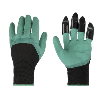 Изображение товара Полиэфирные перчатки с когтями для садовых работ