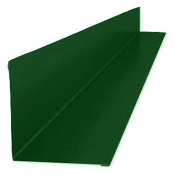 Планка угла внутреннего Металл Профиль зеленый мох 50х50х3000 мм
