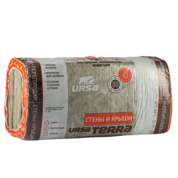 Утеплитель URSA TERRA Стены и крыша 1250х610х50 мм, 10 шт/уп