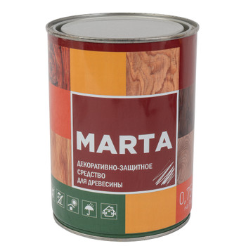 Деревозащитное средство Marta бесцветное, 0,75 л