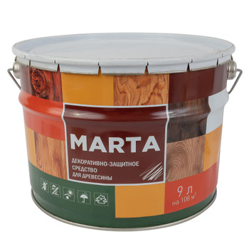 Деревозащитное средство Marta бесцветное, 9 л