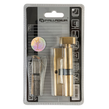 Изображение товара Цилиндровый механизм Palladium 80 40х40 мм ключ-вертушка из латуни