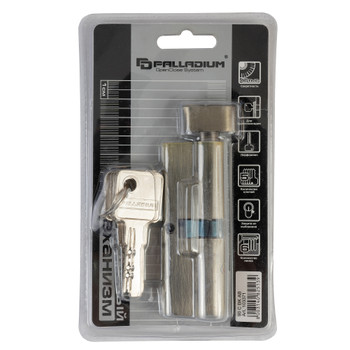 Цилиндровый механизм Palladium 90 перф. ключ-вертушка античная бронза