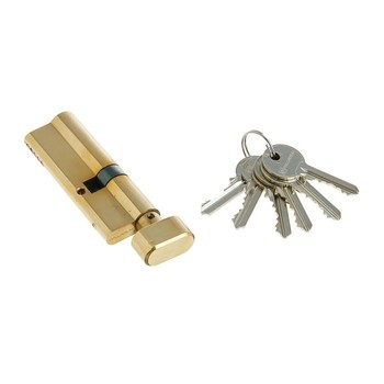 Цилиндровый механизм Palladium 90 45х45 мм ключ-вертушка латунь