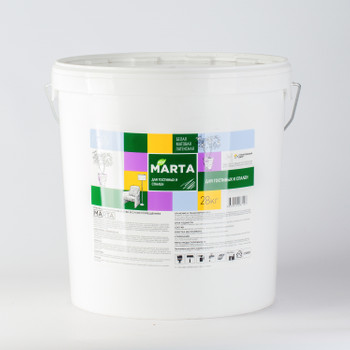 Краска для гостиных и спален MARTA ECO белая база А 28 кг