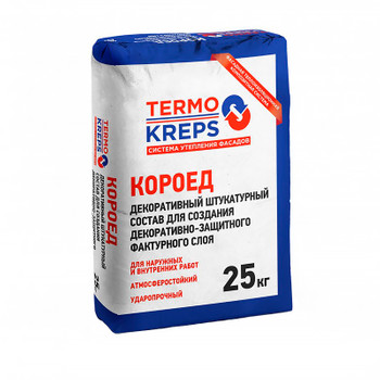 Штукатурка декоративная TermoKreps Minerix Короед 2,5 мм, 25 кг