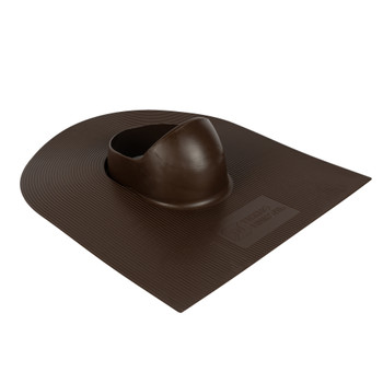 Изображение товара Проходной элемент для гибкой черепицы Технониколь коричневый 110/160 мм Изображение товара Проходной элемент для гибкой черепицы Технониколь коричневый 110/160 мм