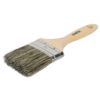 Кисть 70мм черная смешанная щетина, деревянная ручка Marta Эксперт