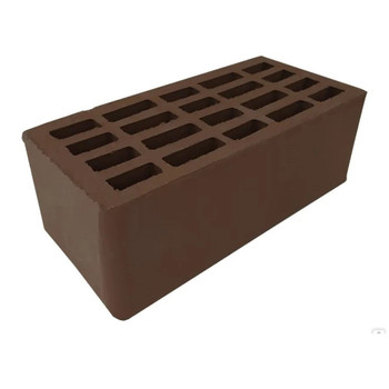 Кирпич облицовочный одинарный пустотелый М150 шоколад На Закаменной