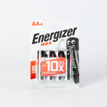 Батарейка алкалиновая Energizer Мах AA - 4 шт на блистере