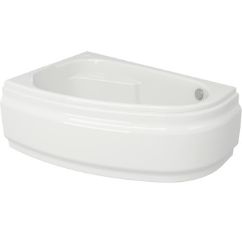 Ванна акриловая Cersanit Joanna 160x95см асимметричная белый