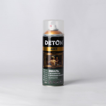 Эмаль аэрозольная Deton Art акриловая золотой металлик 0,52л