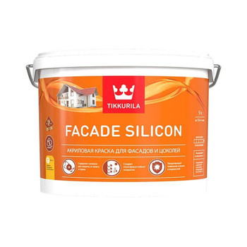 Краска фасадная Tikkurila Facade Silicon база A 9 л